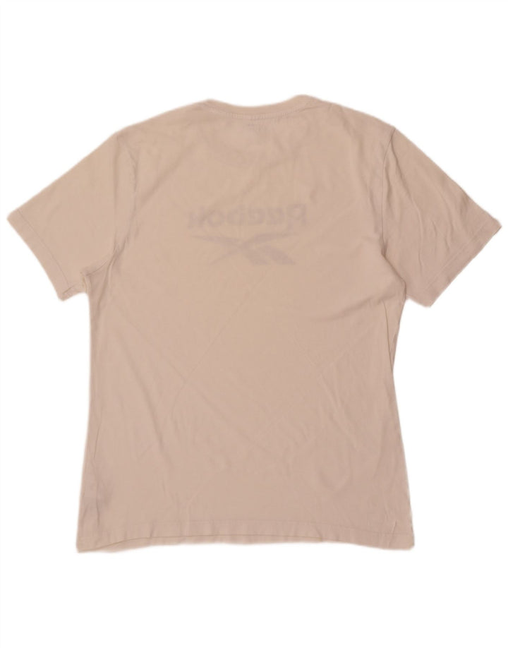 Tricou grafic pentru bărbați Reebok Top Medium White Bumbac