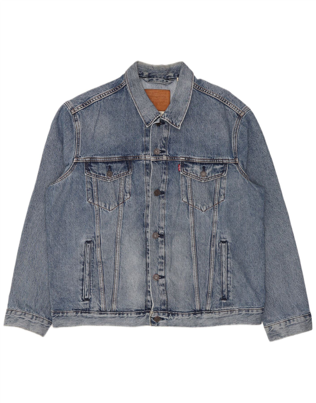 Jachetă de blugi pentru bărbați Levi's UK 42 XL Bumbac albastru