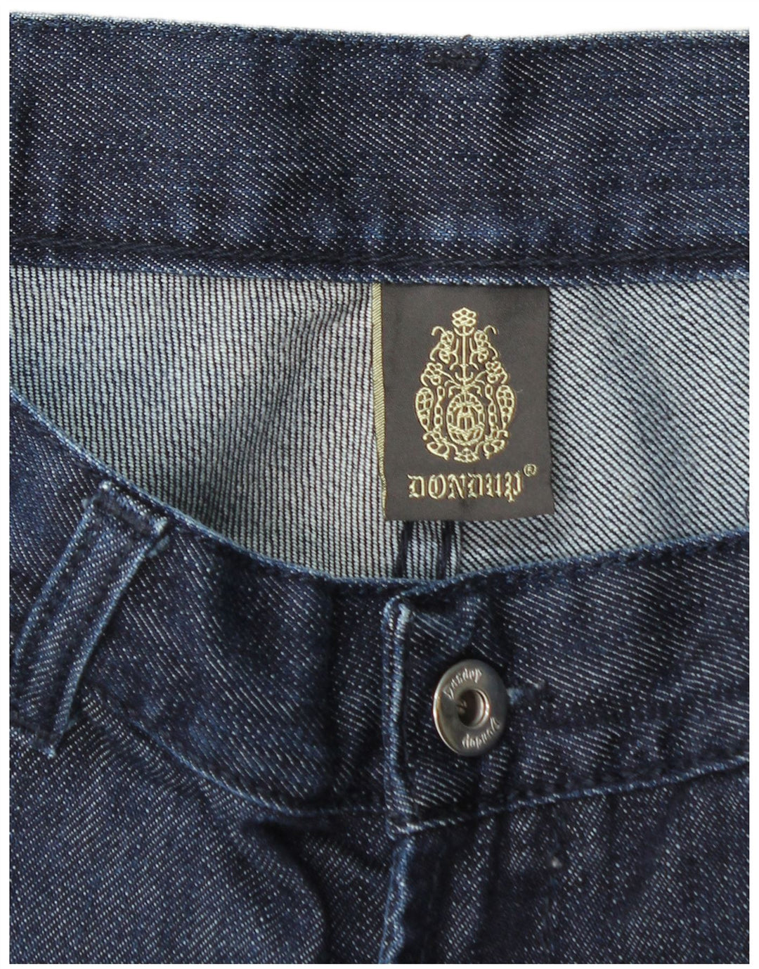 Blugi Dondup Bărbați Drepți L33 L29 Bumbac Bleumarin