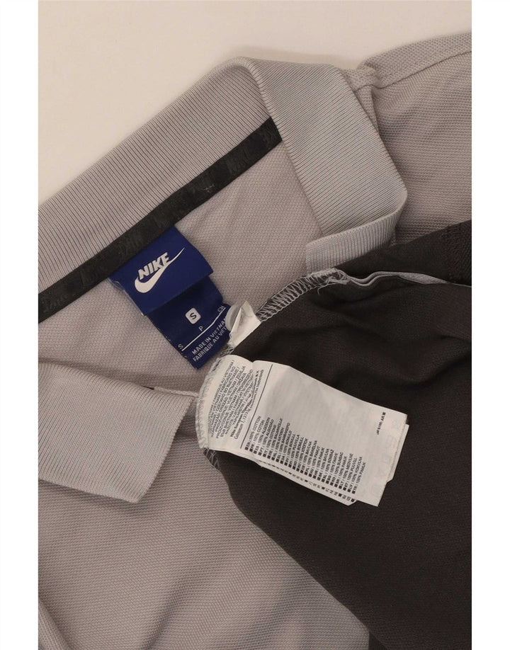 Tricou polo pentru bărbați Nike, gri mic, bumbac color bloc