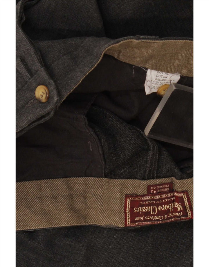 Marlboro Classics Pantaloni obișnuiți pentru bărbați L34 L33 Gri poliester