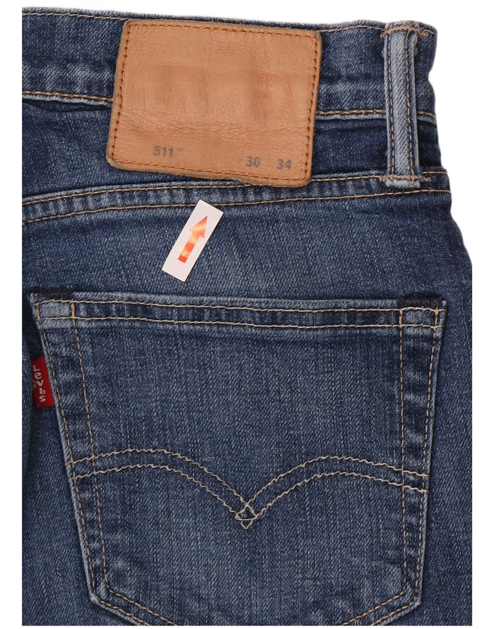 Blugi Levi's 511 Slim pentru femei W30 L32 Bumbac albastru