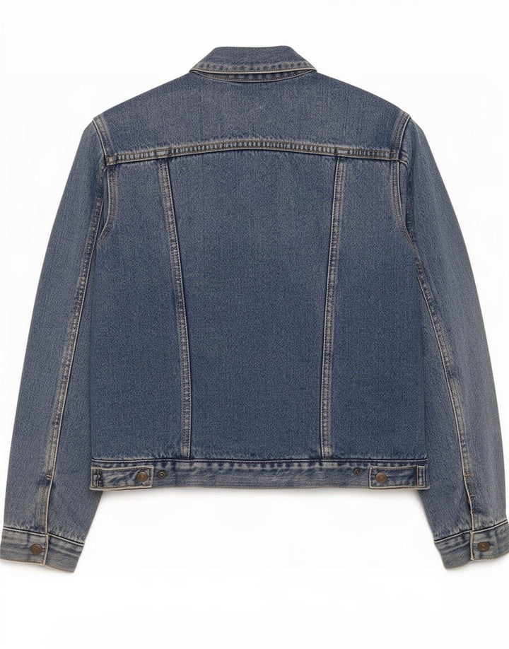 Jachetă de blugi Sherpa pentru femei Levi's UK 14 Large Blue