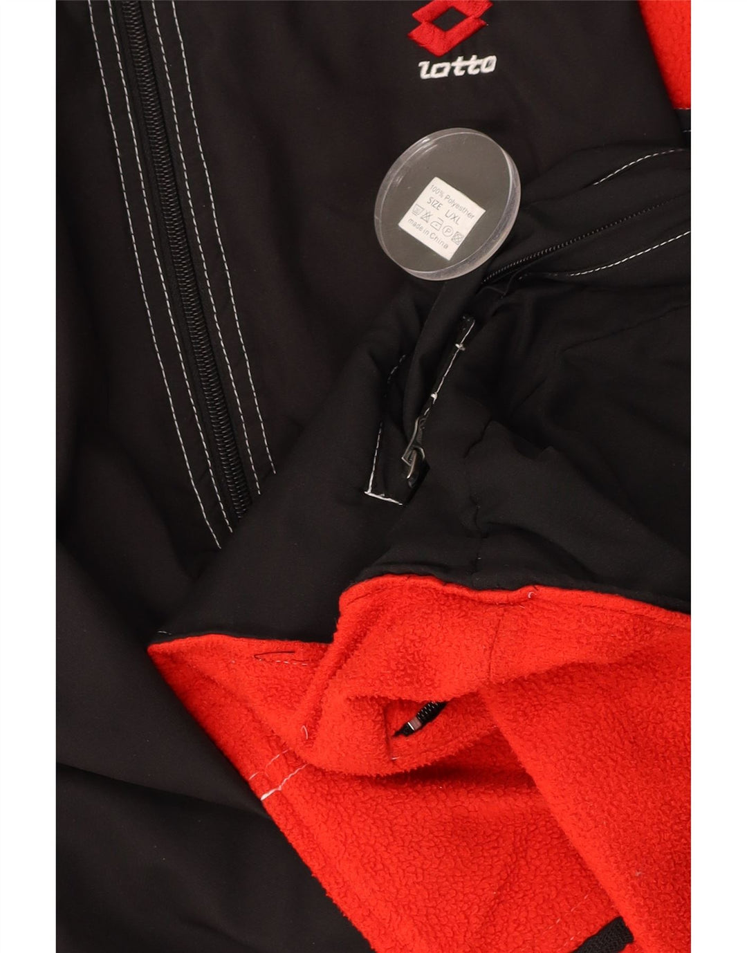 Gilet reversibil pentru bărbați LOTTO UK 40 Poliester negru mare