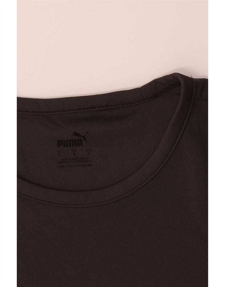 Tricou pentru bărbați Puma Top mic, negru, poliester color bloc