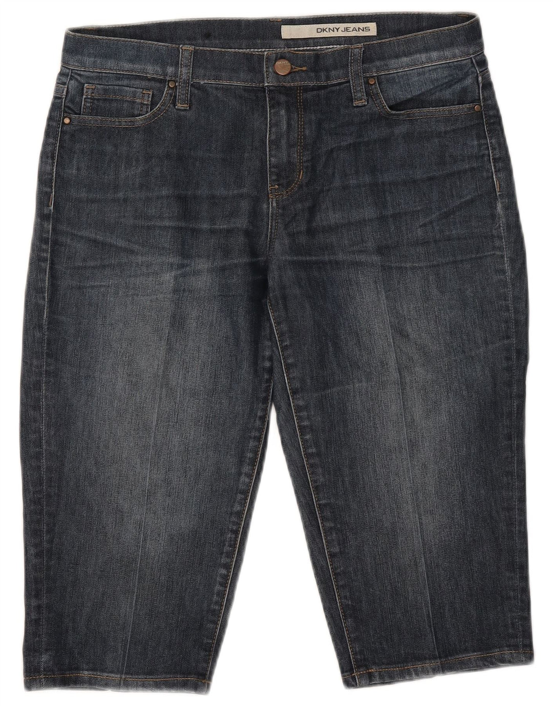 Dkny Bermude Denim Shorts pentru femei US 8 Medium W32 Bumbac bleumarin