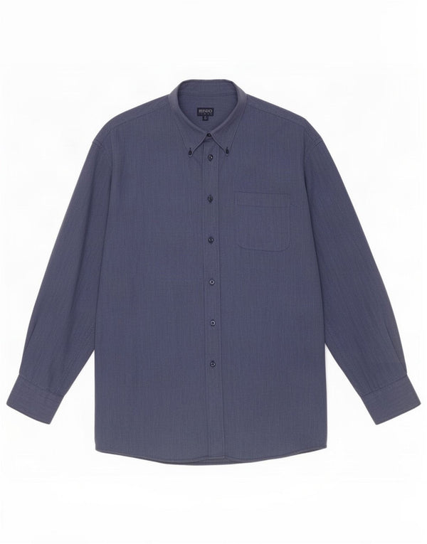 Cămașă Kenzo pentru bărbați Mărimea 43 17 XL Bleumarin