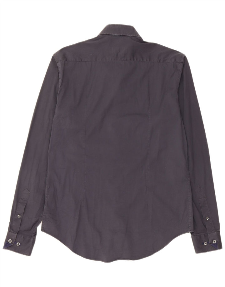 Cămașă pentru bărbați Zara Slim Fit Medium Bleumarin