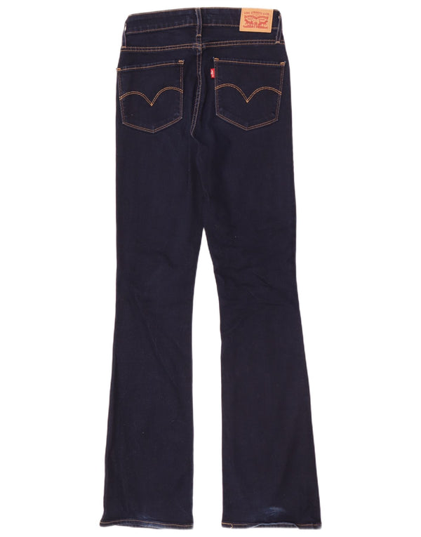 Blugi Levi's 725, cu talie înaltă, pentru femei, W26 L31, bumbac bleumarin