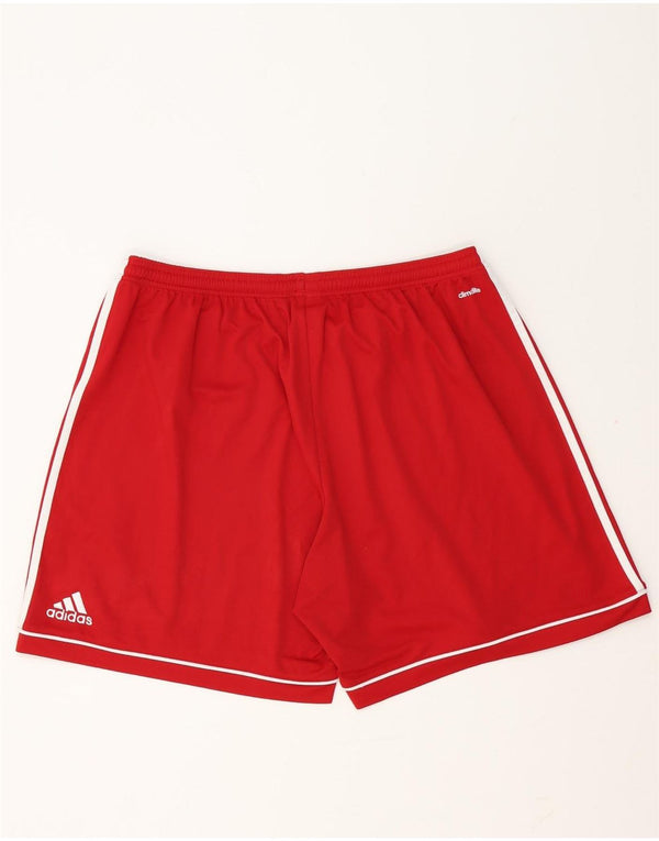 Pantaloni scurți Sport Climalite Adidas pentru bărbați 2XL poliester roșu