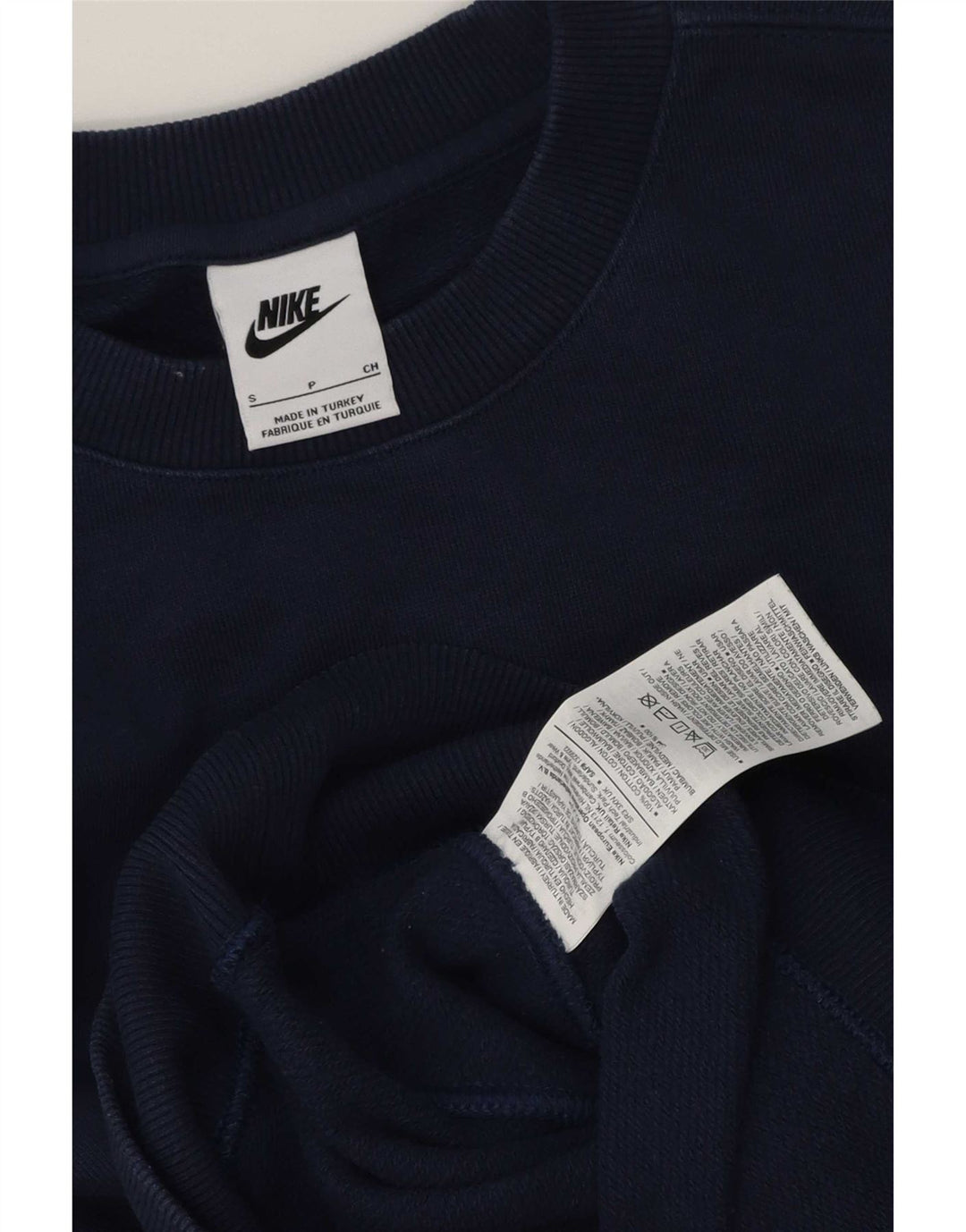 Hanorac grafic pentru bărbați Nike Pulover mic, bleumarin, bumbac