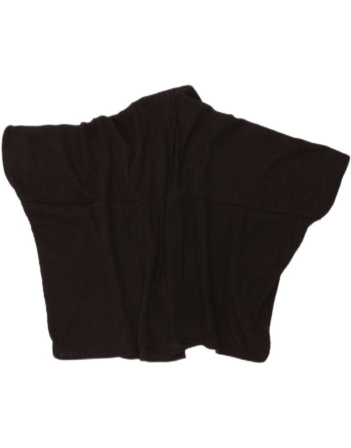 Top cardigan poncho supradimensionat pentru femei Zara UK 14 Medium Negru