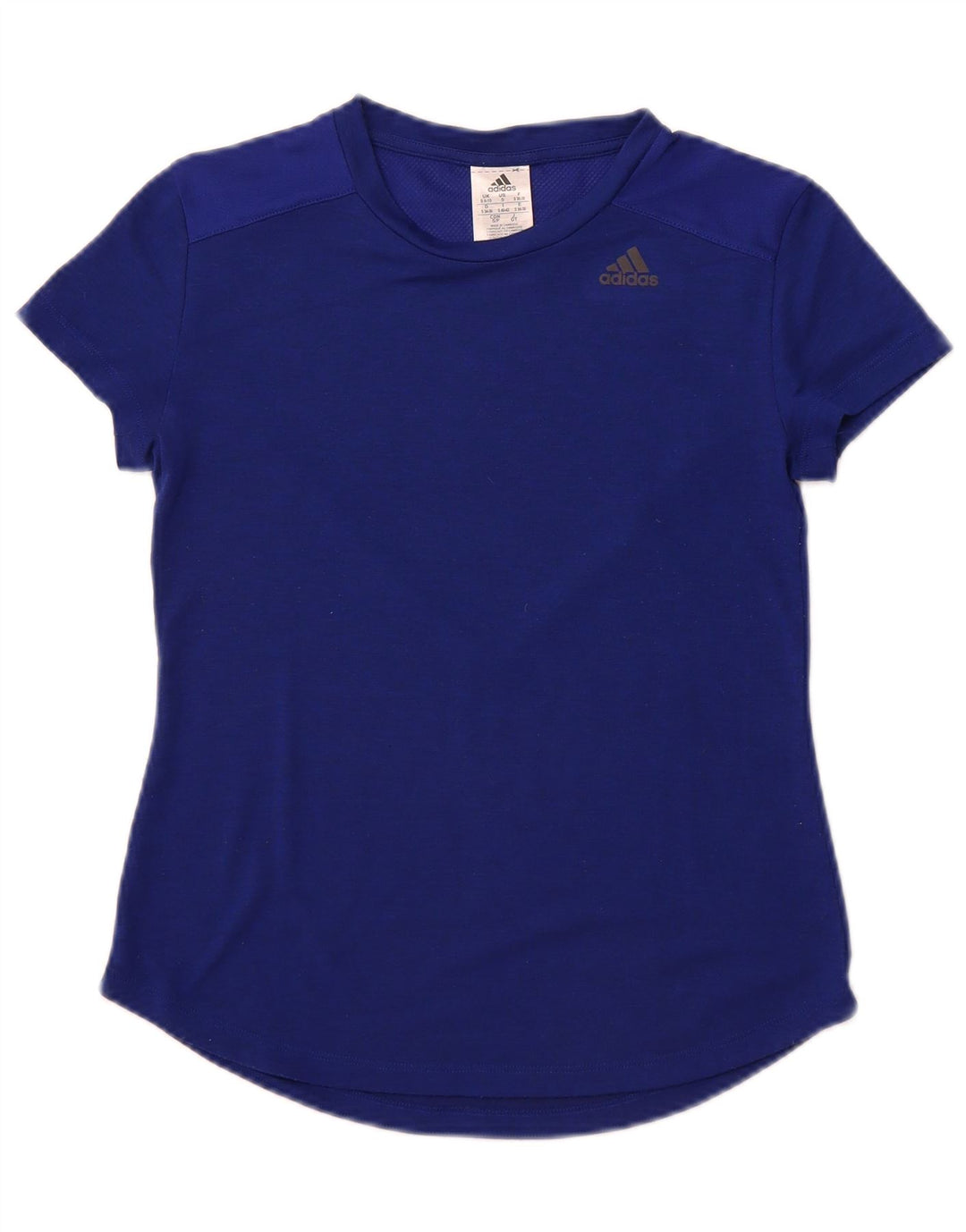 Tricou pentru femei Adidas Crop Top UK 8/10 Small Bleumarin Poliester