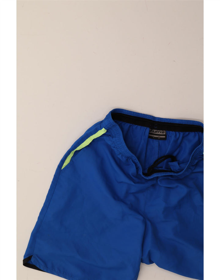 LOTTO Mens Sport Shorts Small  Blue Vintage Lotto and Second-Hand Lotto from Messina Hembry 
