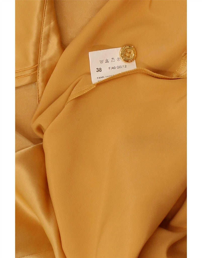 BASLER Womens Longline Oversized Shirt Blouse UK 12  Medium Yellow Vintage Basler and Second-Hand Basler from Messina Hembry 