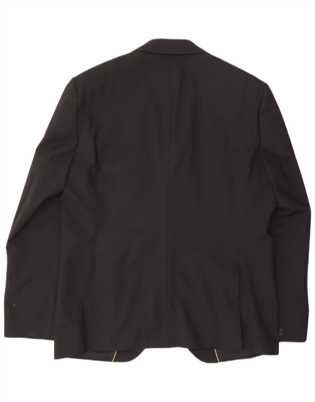 Blazer pentru bărbați Hugo Boss cu 2 nasturi EU 56 3XL Lână neagră
