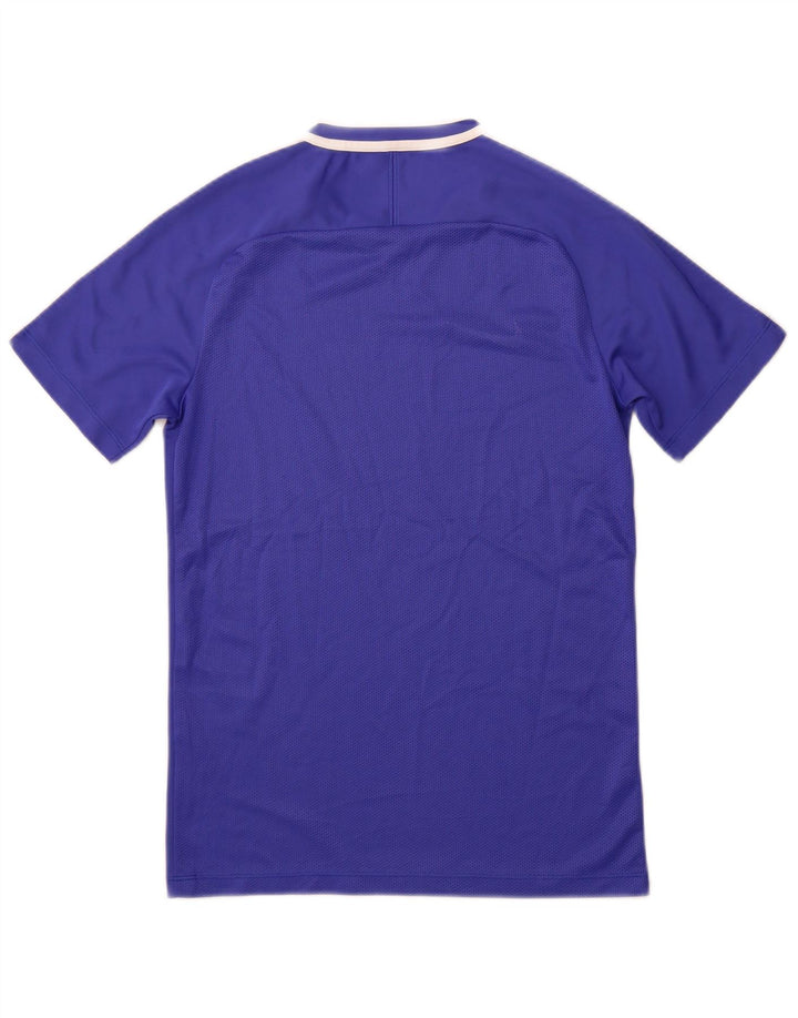 Tricou pentru bărbați NIKE Dri Fit Top mic albastru colorblock