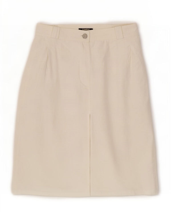 Bermuda Gianfranco Ferre pentru femei cu talie înaltă IT 42 Medium W24 Alb