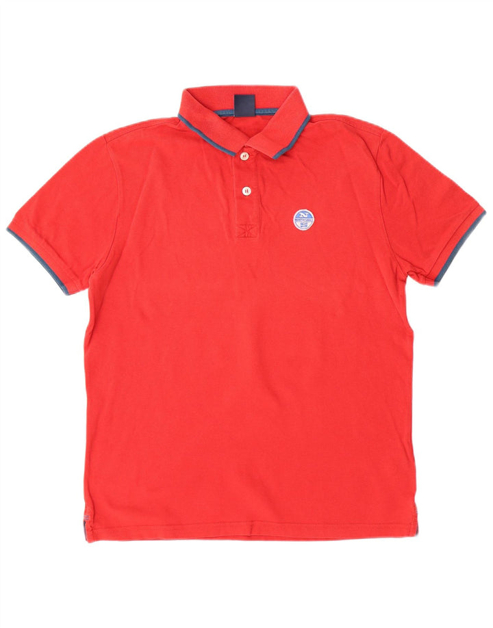 Cămașă polo pentru bărbați NORTH SAILS XS bumbac roșu