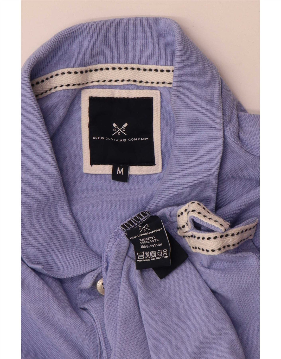 Crew Clothing Tricou polo pentru bărbați Bumbac violet mediu