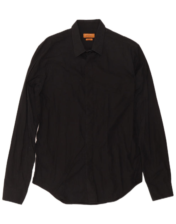 Cămașă Zara bărbați Slim Fit Medium Black