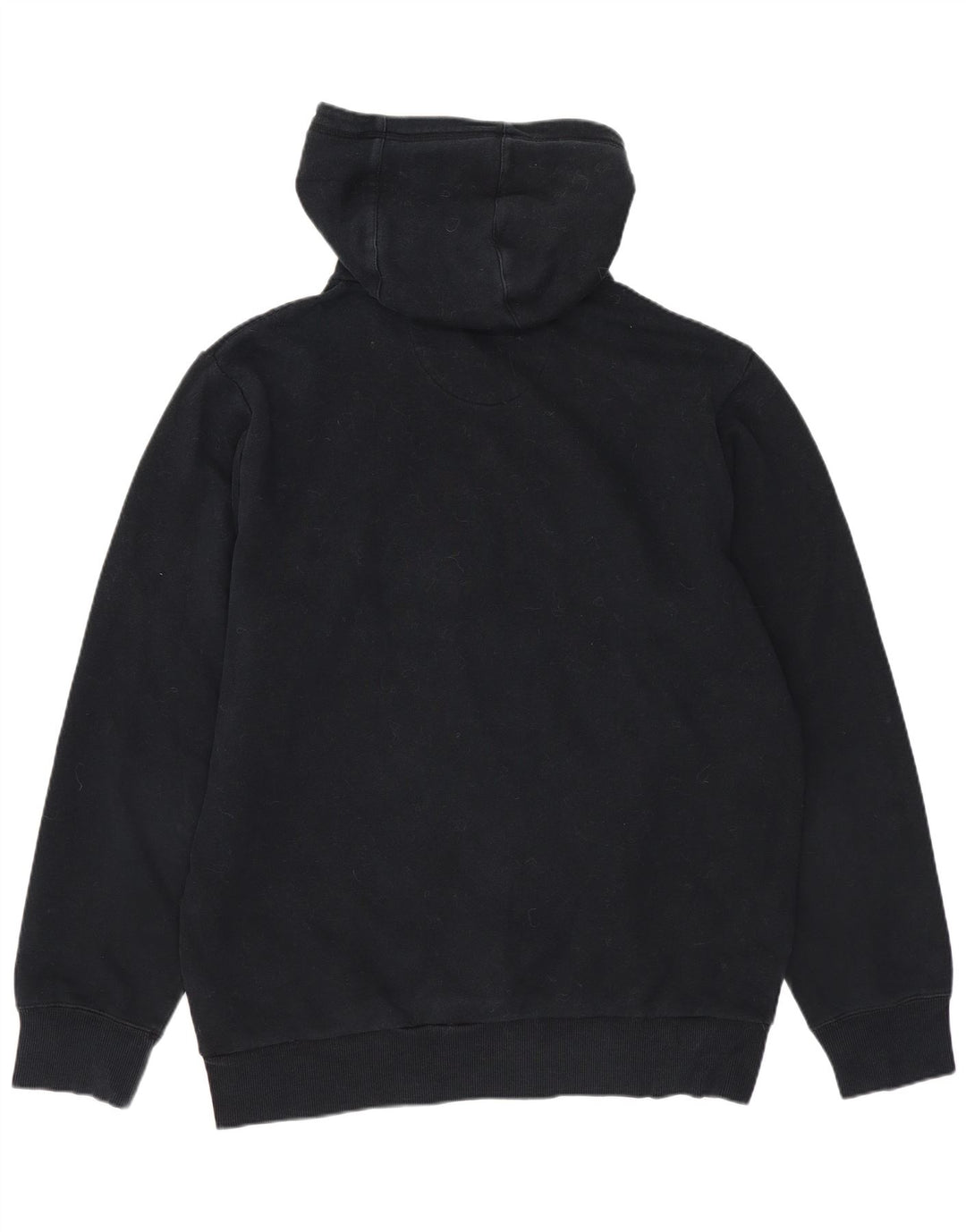 Pulover ADIDAS pentru bărbați cu glugă grafică, bumbac mediu negru