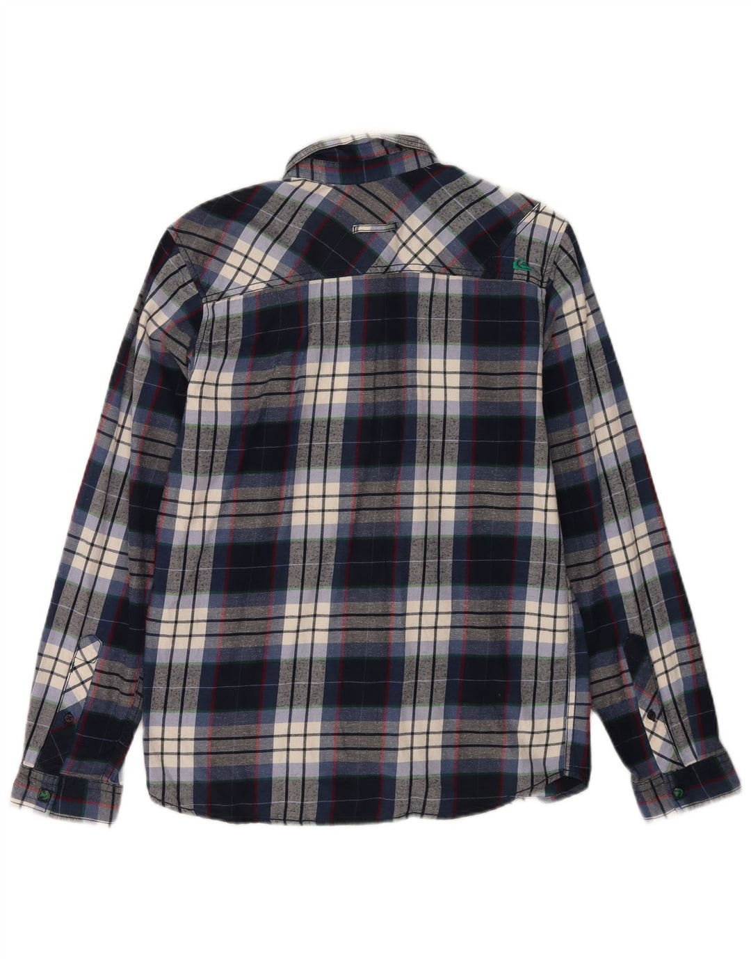 Cămașă de flanel pentru băieți Quiksilver 15-16 ani, albastru bleumarin, carouri