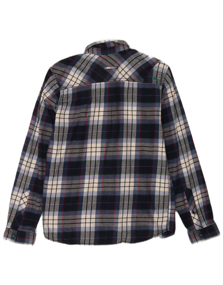 Cămașă de flanel pentru băieți Quiksilver 15-16 ani, albastru bleumarin, carouri