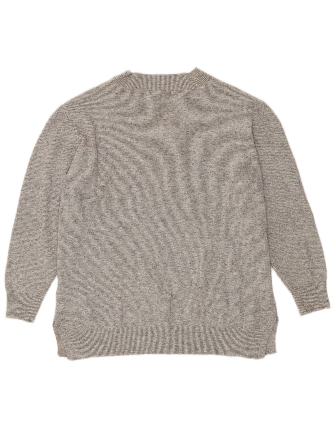 Marks & Spencer pulover cu decolteu în V pentru femei UK 18 XL poliester gri