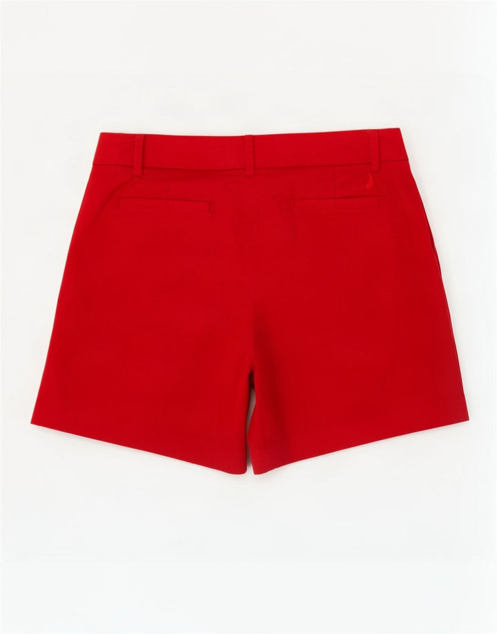 Pantaloni scurti chino pentru femei Nautica US 8 Medium W32 Bumbac roșu