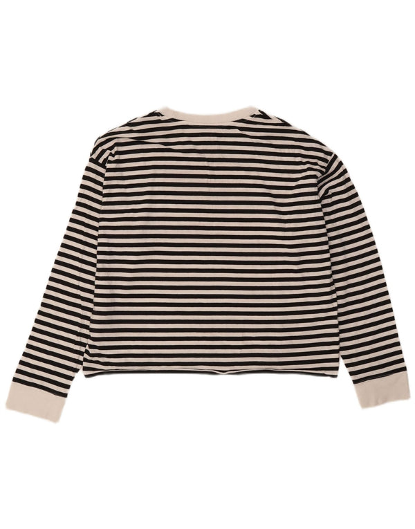 Top cu grafic supradimensionat Levi's pentru femei cu mânecă lungă UK 14 Medium Black Dunge