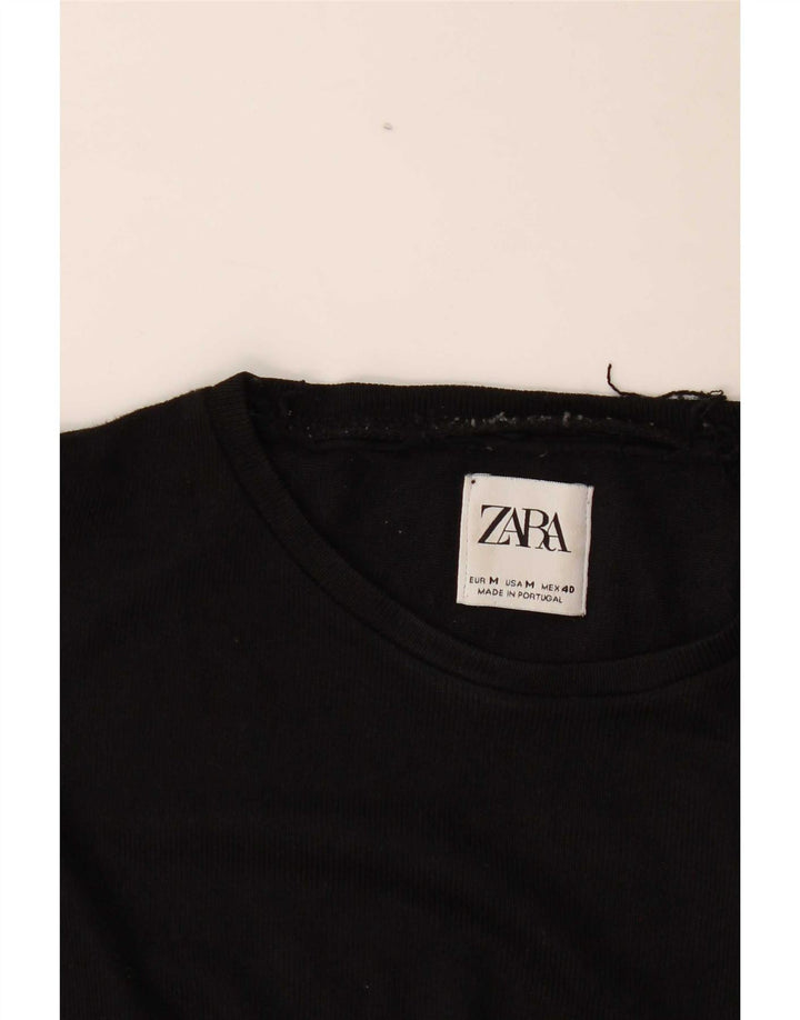Tricou pentru bărbați Zara Top Mediu Negru