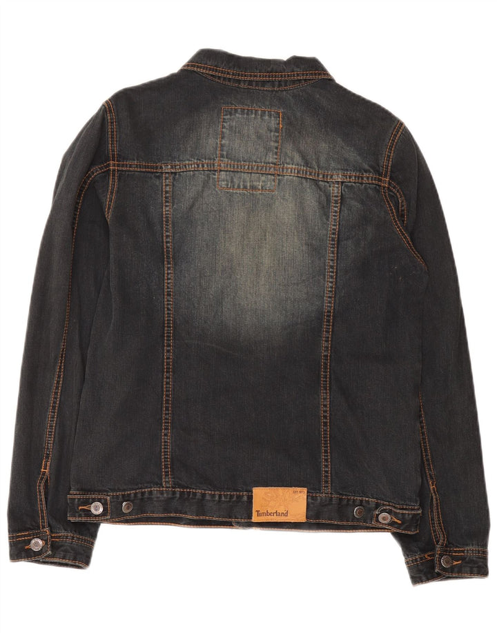 Jachetă de blugi pentru băieți TIMBERLAND 13-14 ani, bumbac gri