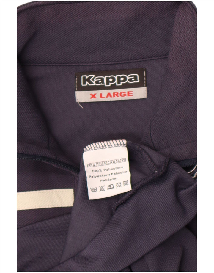 Jachetă de trening pentru bărbați Kappa, XL, poliester bleumarin
