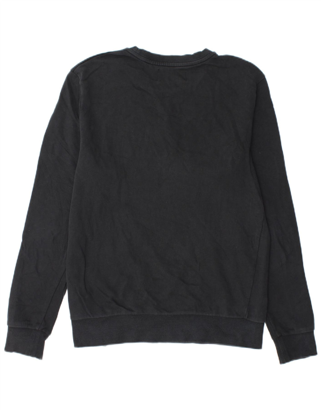 Pulover Calvin Klein Jeans pentru bărbați cu grafică, bumbac mediu negru