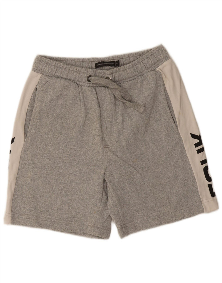 Pantaloni scurți sport grafic pentru bărbați de la French Connection, gri mediu