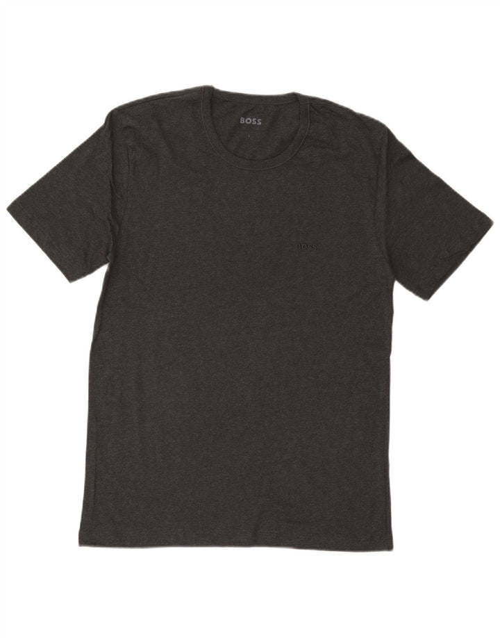 Tricou pentru bărbați Hugo Boss Top mare bumbac gri