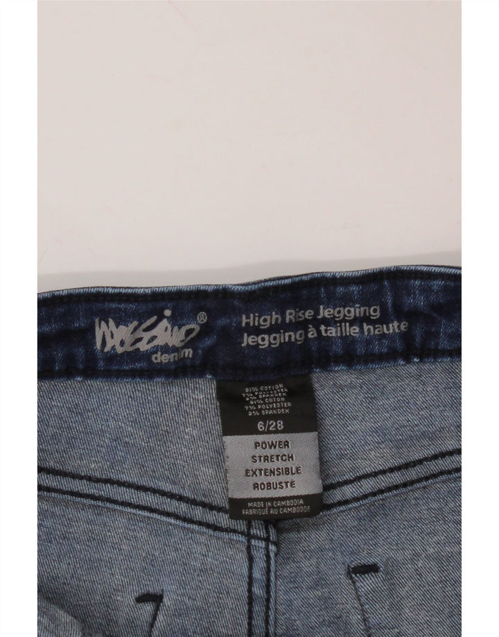 MOSSIMO Womens High Rise Jegging Jeans US 8 Medium W28 L28 Blue Cotton Vintage Mossimo and Second-Hand Mossimo from Messina Hembry 
