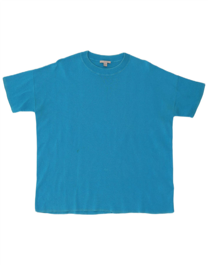 Tricou Cos pentru bărbați Loose Fit Top mic, albastru, bumbac