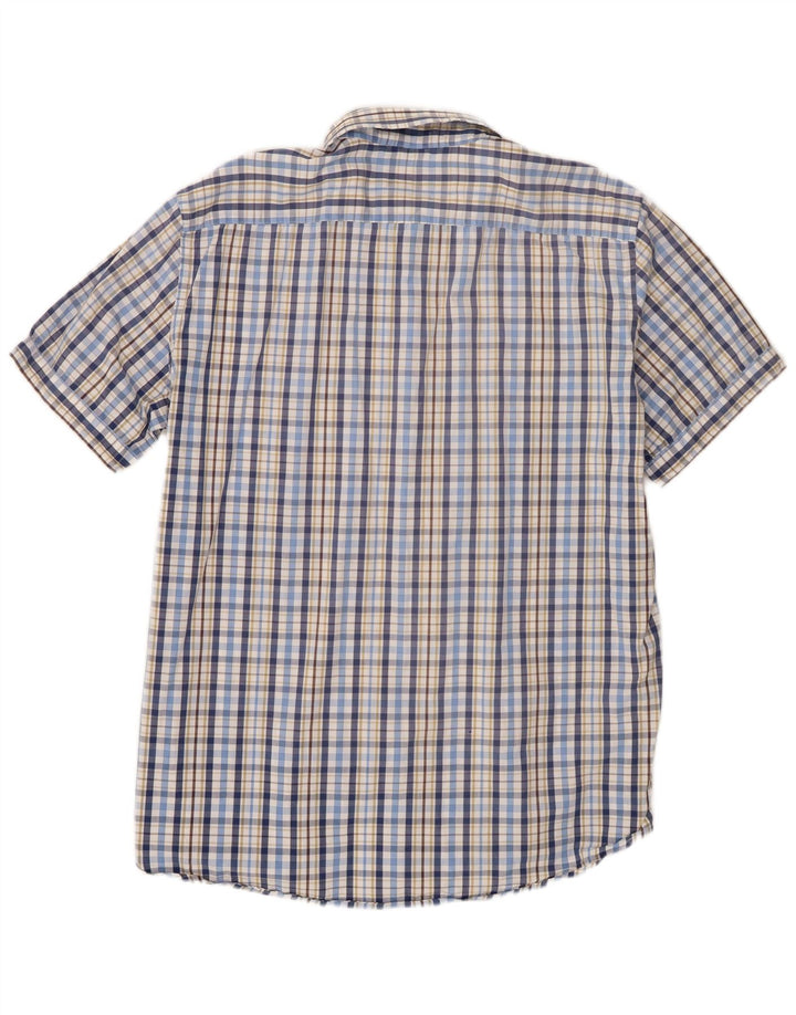 Cămașă pentru bărbați Carrera cu mânecă scurtă, cu ajustare normală, 2XL, albastru