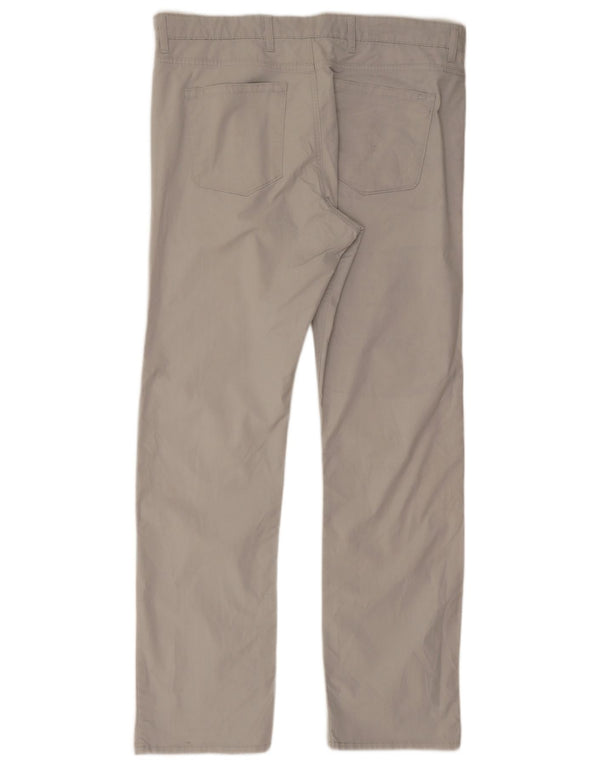 Marks & Spencer Pantaloni casual drepti pentru bărbați Blue Harbour W38 L33 gri