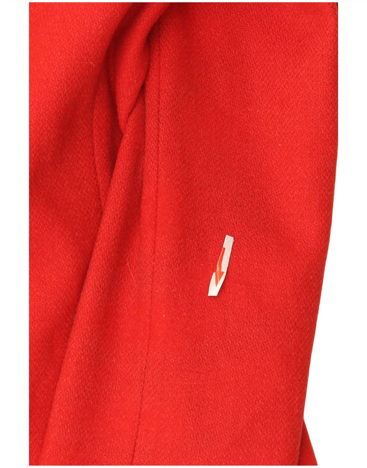 Blazer Vintage pentru femei cu 3 nasturi, UK 10, roșu mic