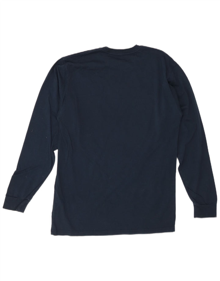 VANS Bărbați Classic Fit Graphic Top cu mânecă lungă, mediu, bleumarin, bumbac
