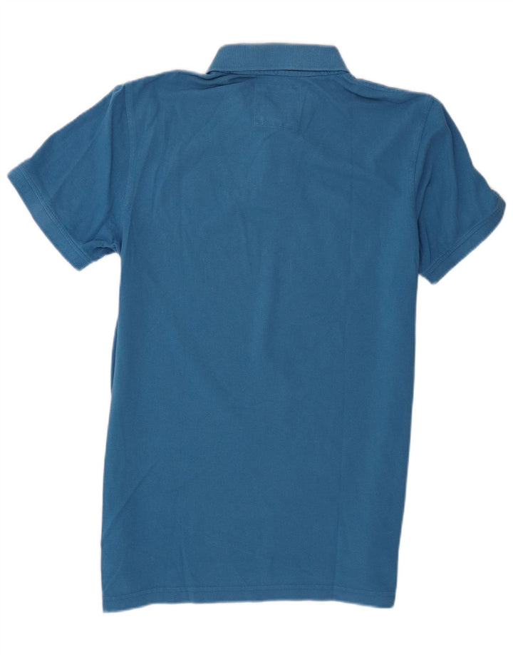 Crew Clothing Tricou polo pentru bărbați, bumbac albastru mediu