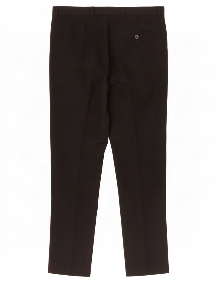 Marks & Spencer Pantaloni subțiri pentru bărbați L32 L31 Poliester negru