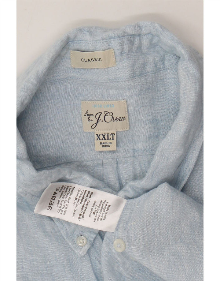 Cămașă J. CREW pentru bărbați, înaltă, cu ajustare clasică, 2XL, in albastru