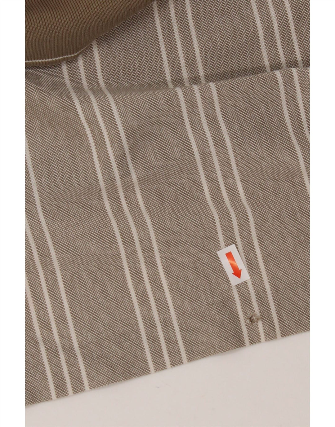 Tricou polo pentru bărbați NIKE UK 39/41 Medium Bej cu dungi