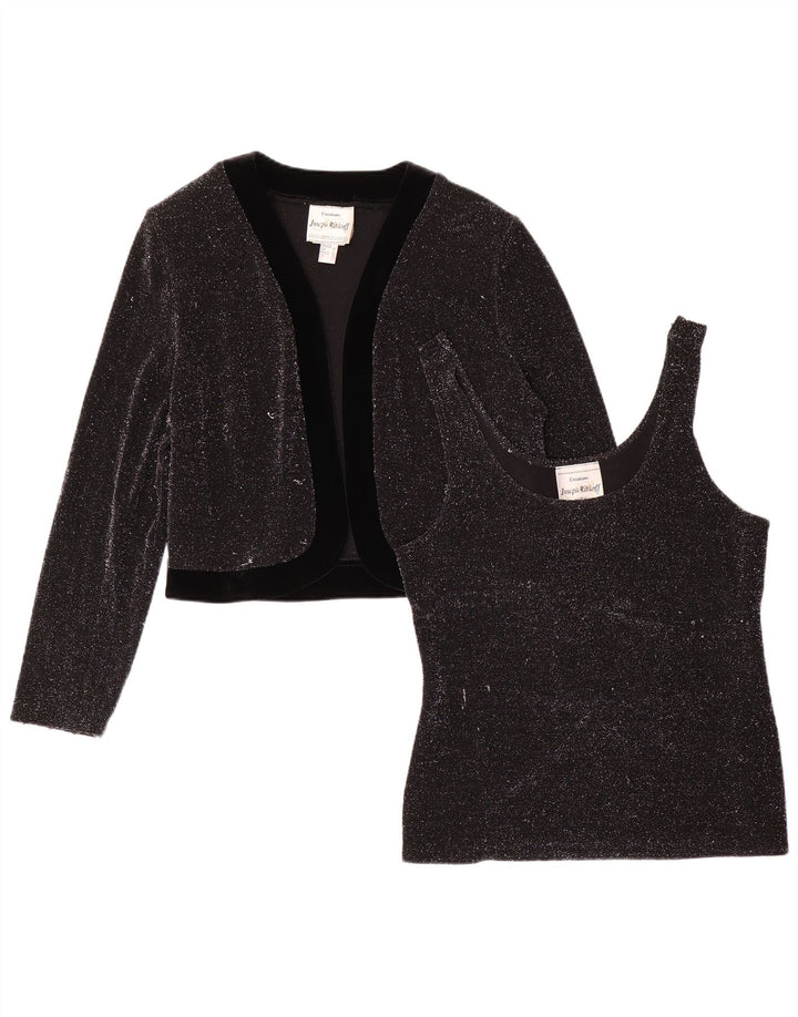 Joseph Ribkoff Set 2 piese pentru femei UK 12 Poliester mediu negru