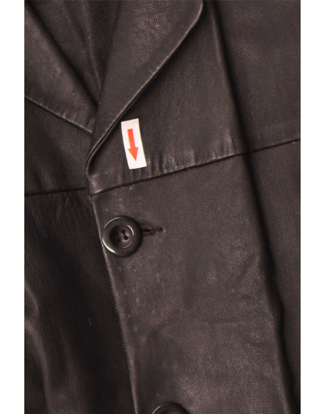 Jachetă de piele vintage pentru bărbați UK 40 Large Black