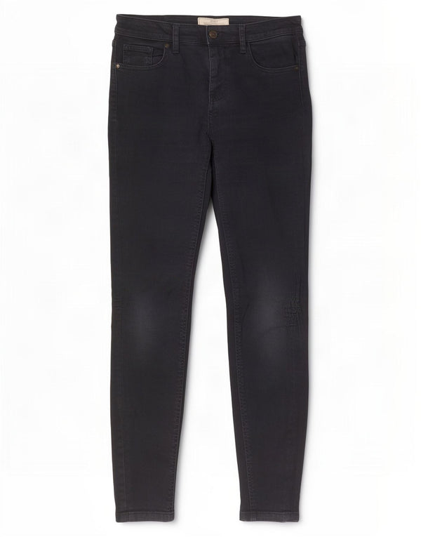 Fat Face Pantaloni skinny casual pentru femei UK 8 Small W26 L28 Bumbac bleumarin